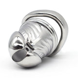 Steel Realistic Chastity Cage lock and ring | 3d-chastity