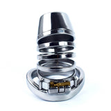 Stripe Sprinkler Chastity Cage 3.54 Inch wearing | 3d-chastity