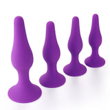 Sililcone Suction Cup Butt Plug Chastity Cage side | 3d-chastity