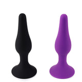 Sililcone Suction Cup Butt Plug Chastity Cage wearing | 3d-chastity