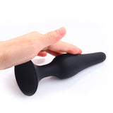 Sililcone Suction Cup Butt Plug Chastity Cage size and shape | 3d-chastity