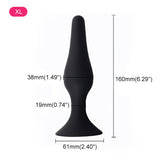 Sililcone Suction Cup Butt Plug Chastity Cage rear | 3d-chastity