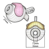 Sunglasses Little Octopus Chastity Cage front | 3d-chastity