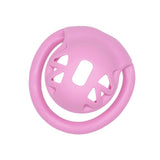 Super Little Breathable Lid Chastity Cage material finish close | 3d-chastity
