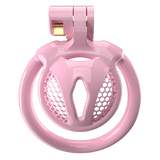 Super Small CX-2 Sissy Chastity Cage with 5 Arc Rings wearing | 3d-chastity