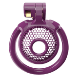 Super Small CX-3 Sissy Chastity Cage with 5 Arc Rings wearing | 3d-chastity
