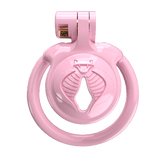 Super Small Cobra Chastity Cage With 5 Arc Rings - 3d-chastity