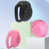 Super Small Slave Male Mini Chastity Device side | 3d-chastity