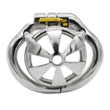 Super Small Stainless Steel Male Chastity Device side | 3d-chastity