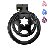 Super Small WX-2 Sissy Chastity Cage with 5 Arc Rings main product | 3d-chastity
