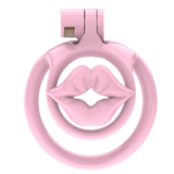Super Small WX-3 Sissy Chastity Cage with 5 Arc Rings side | 3d-chastity