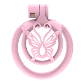 Super Small WX-4 Sissy Chastity Cage with 5 Arc Rings side | 3d-chastity