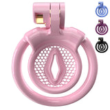 Super Small XX-2 Sissy Chastity Cage with 5 Arc Rings main product | 3d-chastity