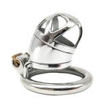 Stainless Steel Chastity Cage 2.3 Inch side | 3d-chastity
