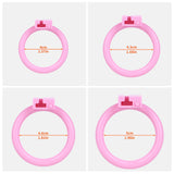 the Contract of Time Diamonds Chastity Cage material finish close | 3d-chastity