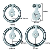 the Cornering Inverted Chastity Device material finish close | 3d-chastity