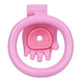 Palm Shaped Cute Chastity Cage material finish close | 3d-chastity