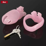 the Maxi-Max V4 Chastity Cage 2.48 Inch Long size and shape | 3d-chastity