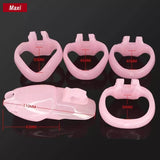 the Maxi-Max V4 Chastity Cage 2.48 Inch Long material finish close | 3d-chastity