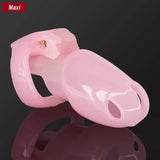 the Maxi-Max V4 Chastity Cage 2.48 Inch Long wearing | 3d-chastity