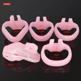 the NANO-Tight V4 Chastity Cage 1.18 Inch Long material finish close | 3d-chastity