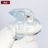 the NUB-Micro V4 Chastity Cage 1.01 Inch Long lock and ring | 3d-chastity
