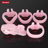 the Standard-Comfort V4 Chastity Cage 1.97 Inch Long material finish close | 3d-chastity