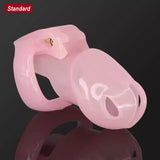 the Standard-Comfort V4 Chastity Cage 1.97 Inch Long wearing | 3d-chastity