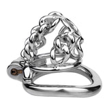 Thick Chainmail Steel Chastity Lock full kit | 3d-chastity