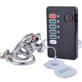 Electronic Stimulation Accessory Chastity Cage side | 3d-chastity