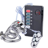 Tiger Cage Electronic Stimulation Male Chastity Device wearing | 3d-chastity