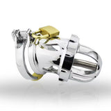 Titanium Alloy Metal Chastity Cage wearing | 3d-chastity