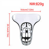 Top#02 Wearable Chastity Cage material finish close | 3d-chastity