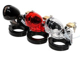 the Instigator Male Chastity Device 2.95 Inch Long material finish close | 3d-chastity