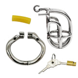 Turn It Down Chastity Cage lock and ring | 3d-chastity