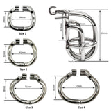 Turn It Down Chastity Cage size and shape | 3d-chastity
