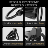 Two Cages Male Chastity Devices Cage full kit | 3d-chastity