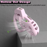 Ultimate Control with Invisible Lock Chastity Cage wearing | 3d-chastity