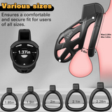 Ultimate Control with Invisible Lock Chastity Cage product photo 15 of | 3d-chastity