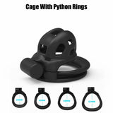 New Upgraded Ultra-Mini Cobra Chastity Cage 1.81 inches Long - 3d-chastity
