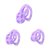 Upgraded Invisible Mamba Chastity Cage Purple main product | 3d-chastity