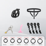 Upgraded Invisible Cobra Chastity Cage size and shape | 3d-chastity