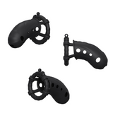 Upgraded Silicone Chastity Cage lock and ring | 3d-chastity