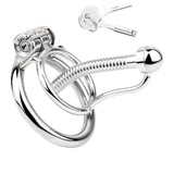 Urethral Chastity Cage - Easy to Pee lock and ring | 3d-chastity