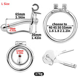 Urethral Chastity Cage - Easy to Pee material finish close | 3d-chastity