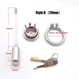 Urethral Inverted Chastity Cage side | 3d-chastity