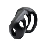 Urinal Style CB Chastity Cage material finish close | 3d-chastity