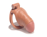 V3.0 Men's Simulated Penis Chastity Cage size and shape | 3d-chastity
