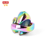 V4 Rainbow Steel Chastity Cage front | 3d-chastity