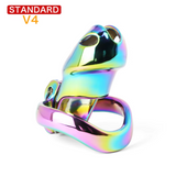 V4 Rainbow Steel Chastity Cage product photo 11 of | 3d-chastity